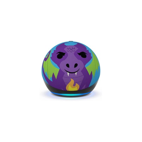 Amazon Echo Dot Kids 5th Gen - Colorful Smart Speaker with Alexa - Multi-Language Support: English, German, Spanish, French, Ita